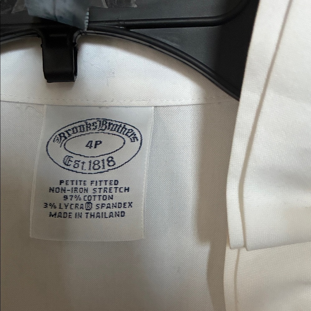 Brooks Brothers Cream Button-Up Blouse - Picture 2 of 8